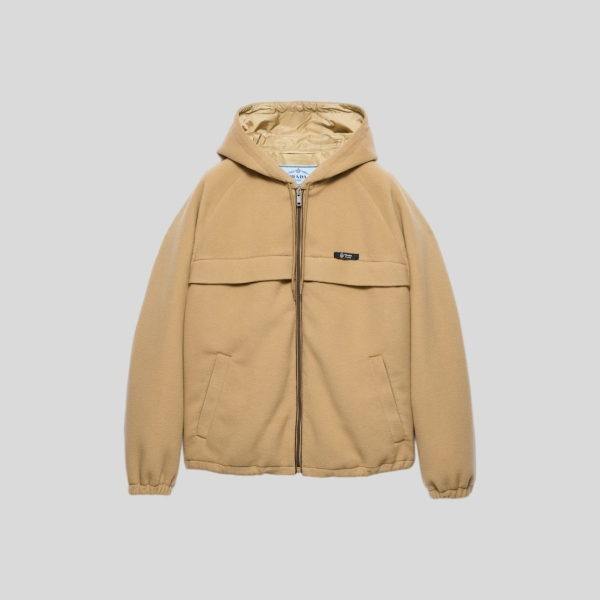 프라다 테크니컬 플리스 후디 재킷