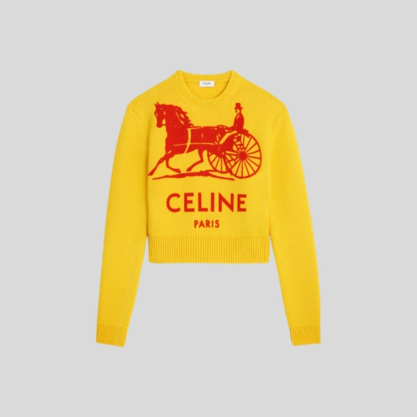 셀린느 크루넥 스웨터