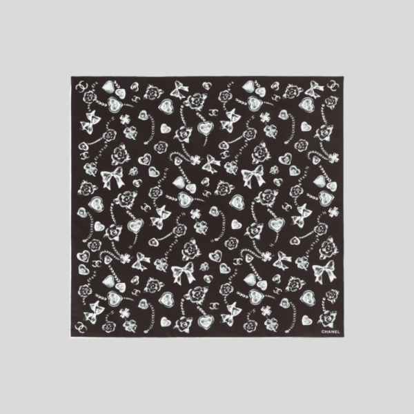 샤넬 펄 액세서리 스카프