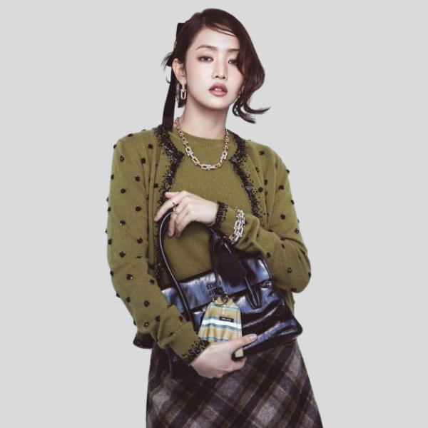 미우미우 자수 캐시미어 가디건