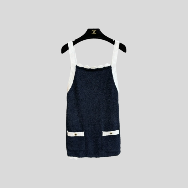 샤넬 웨이브  슬립 탑