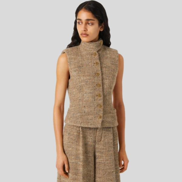 로로피아나 트위드 베스트