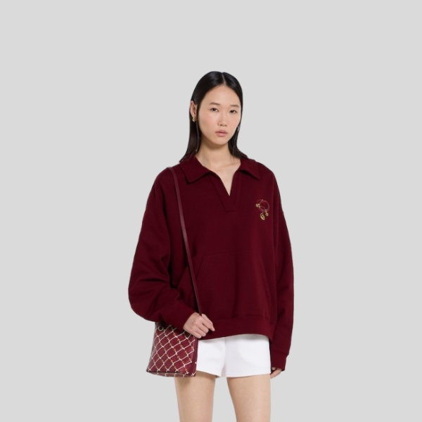 구찌 코튼 저지 스웨트셔츠