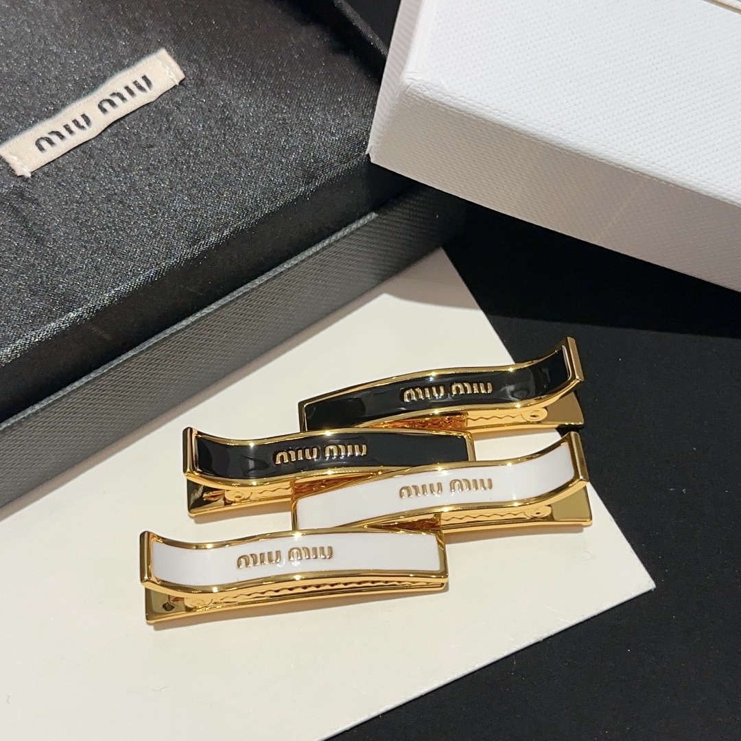 미*미* 흑백 투톤 헤어핀