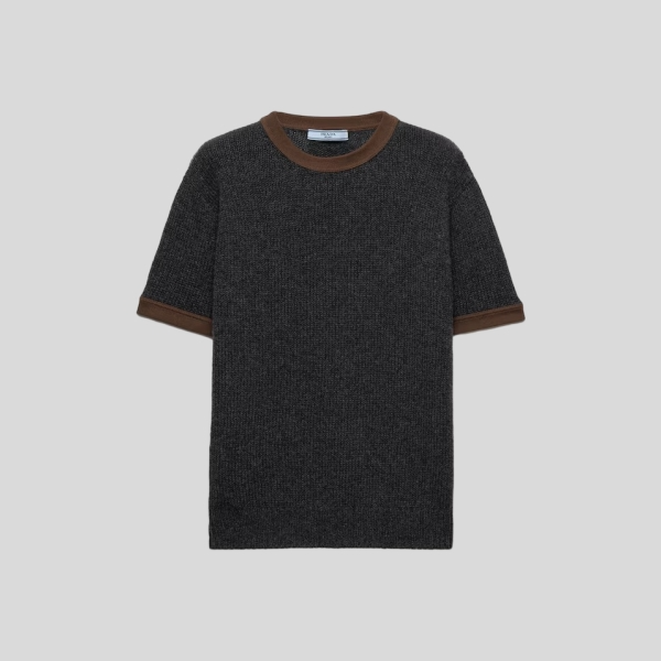 프라다 캐시미어 크루넥 스웨터