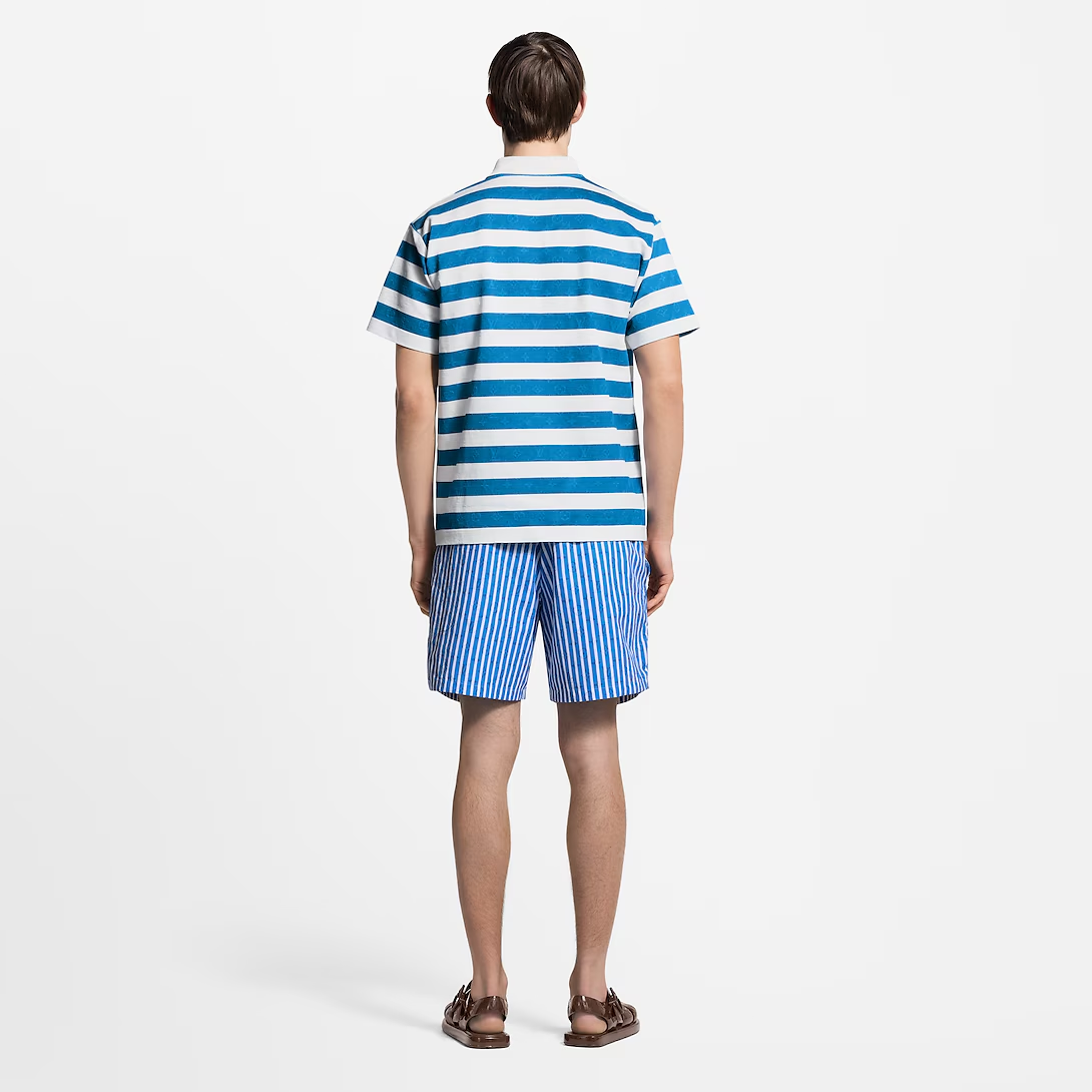 루이비통 모노그램 스트라이프드 폴로 셔츠