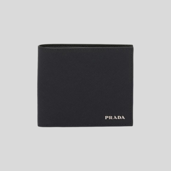 프라다 사피아노 레더 투톤 반지갑