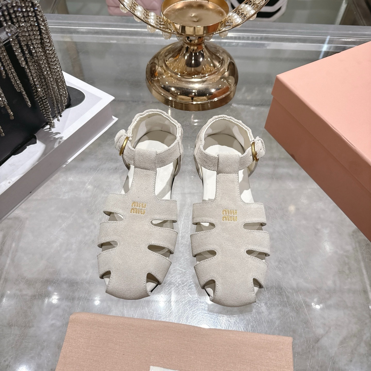 미*미* 26 신상 일자 스트랩 플랫 샌들