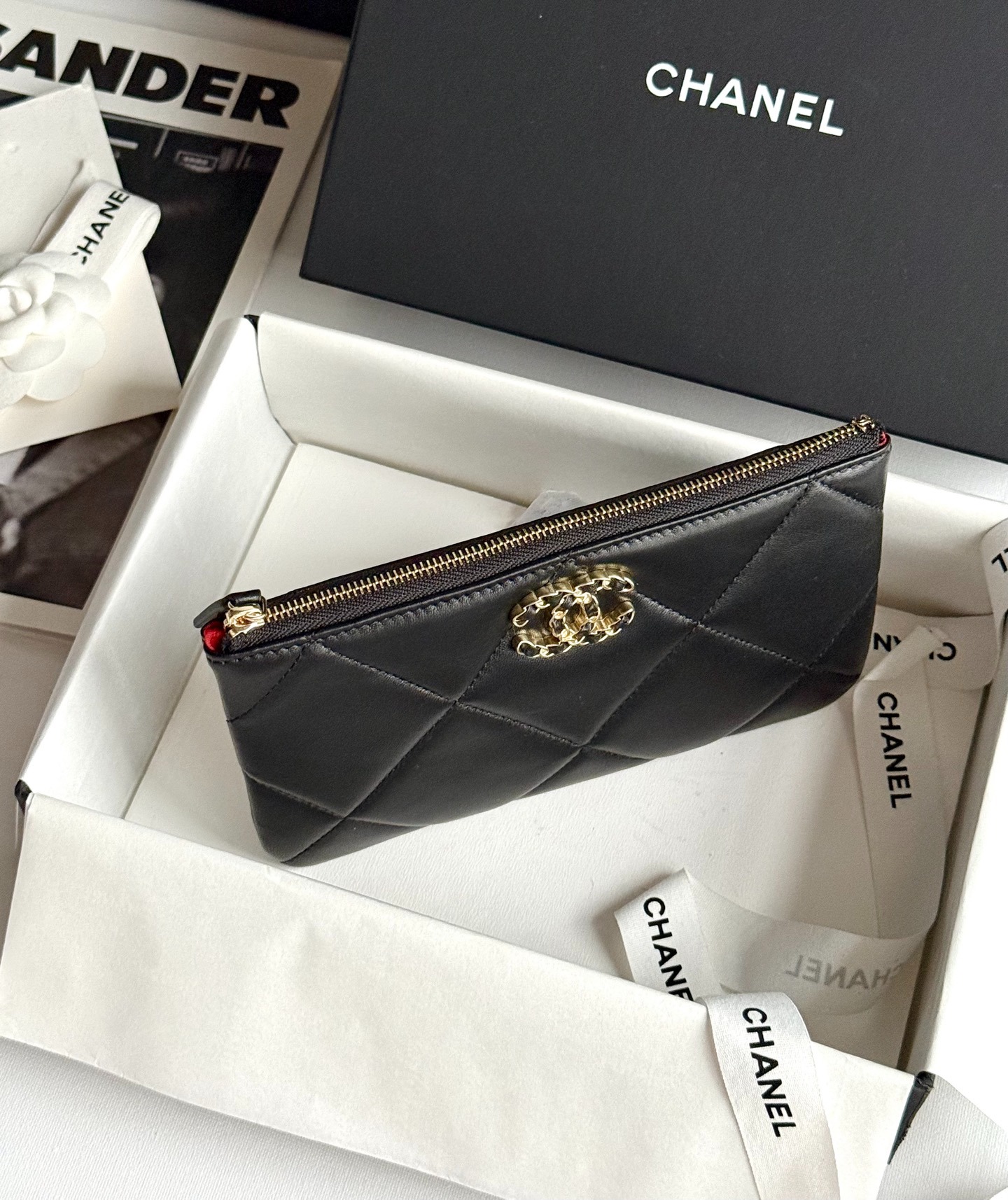 샤* 클래식 클러치 백 동전지갑