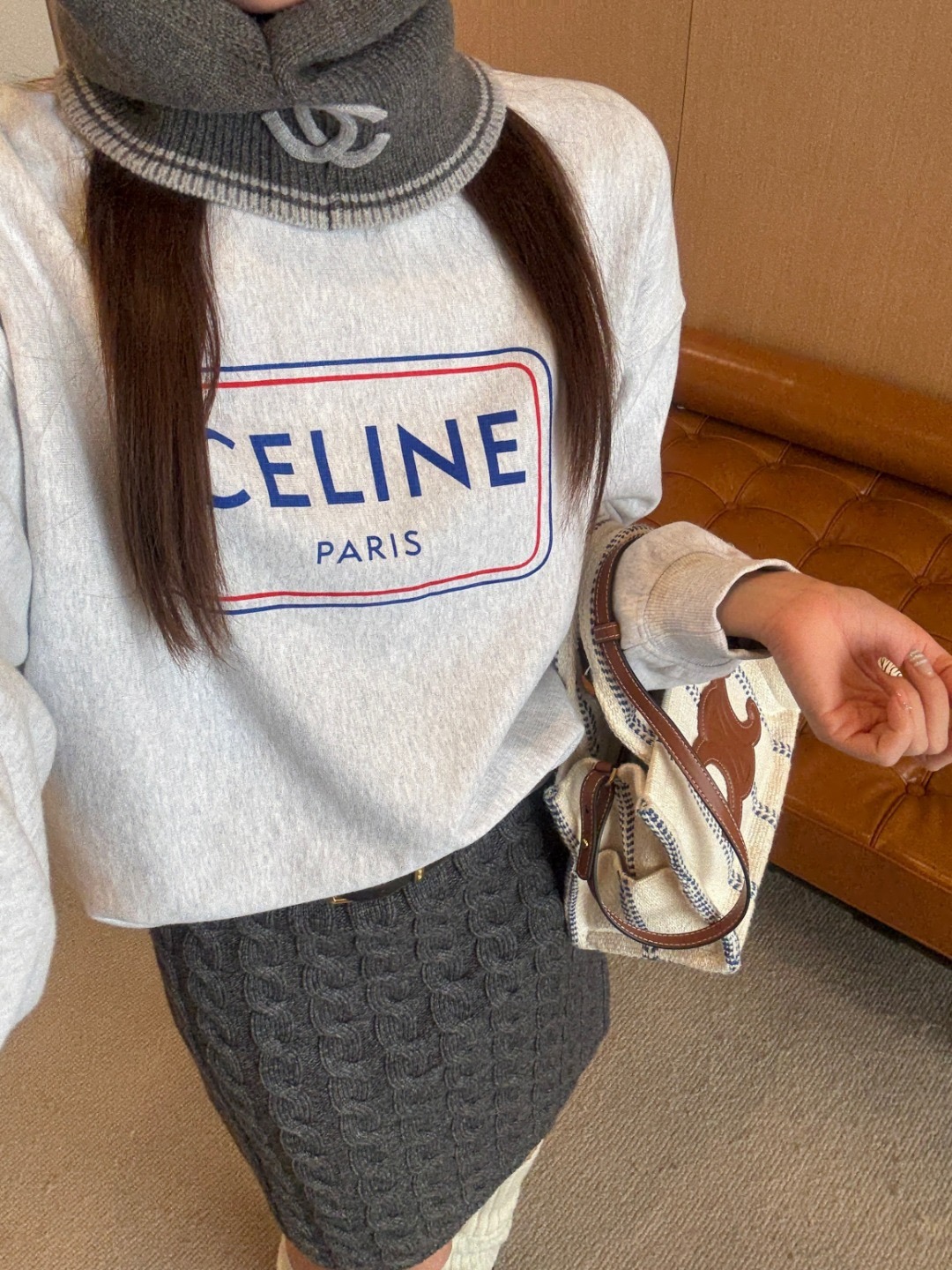 셀*느 신상 프린팅 맨투맨