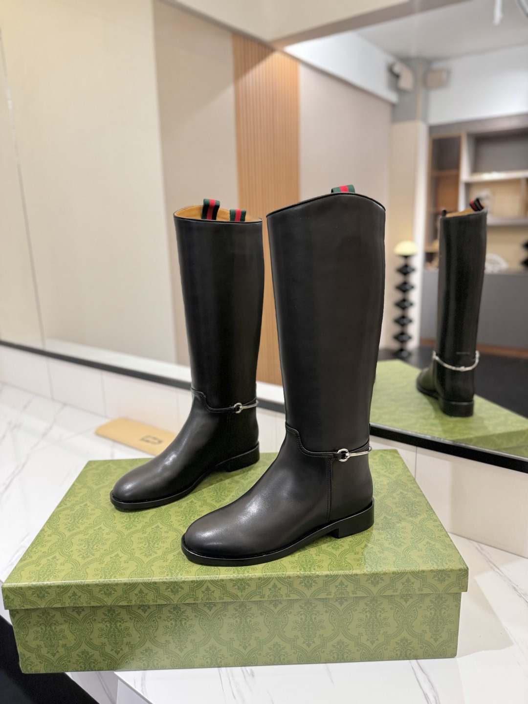 구* 신상 라이더 부츠