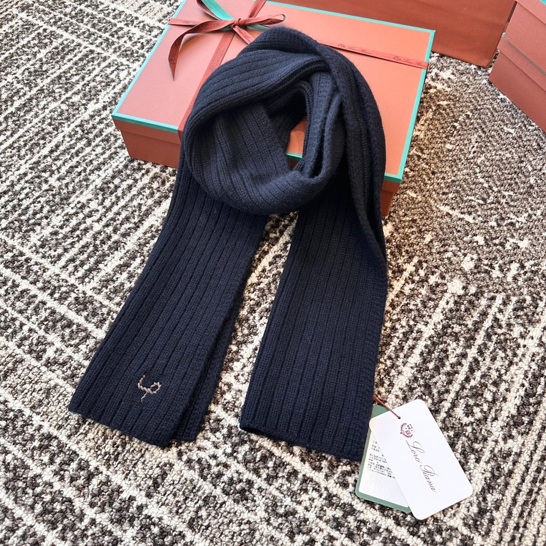 로*피아나 골지 니트 캐시미어 머플러 [남녀]