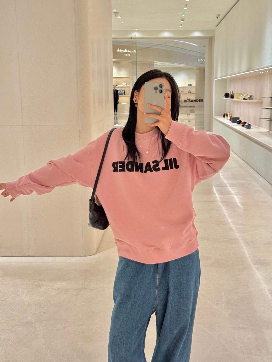 질*더 신상 라운드 맨투맨