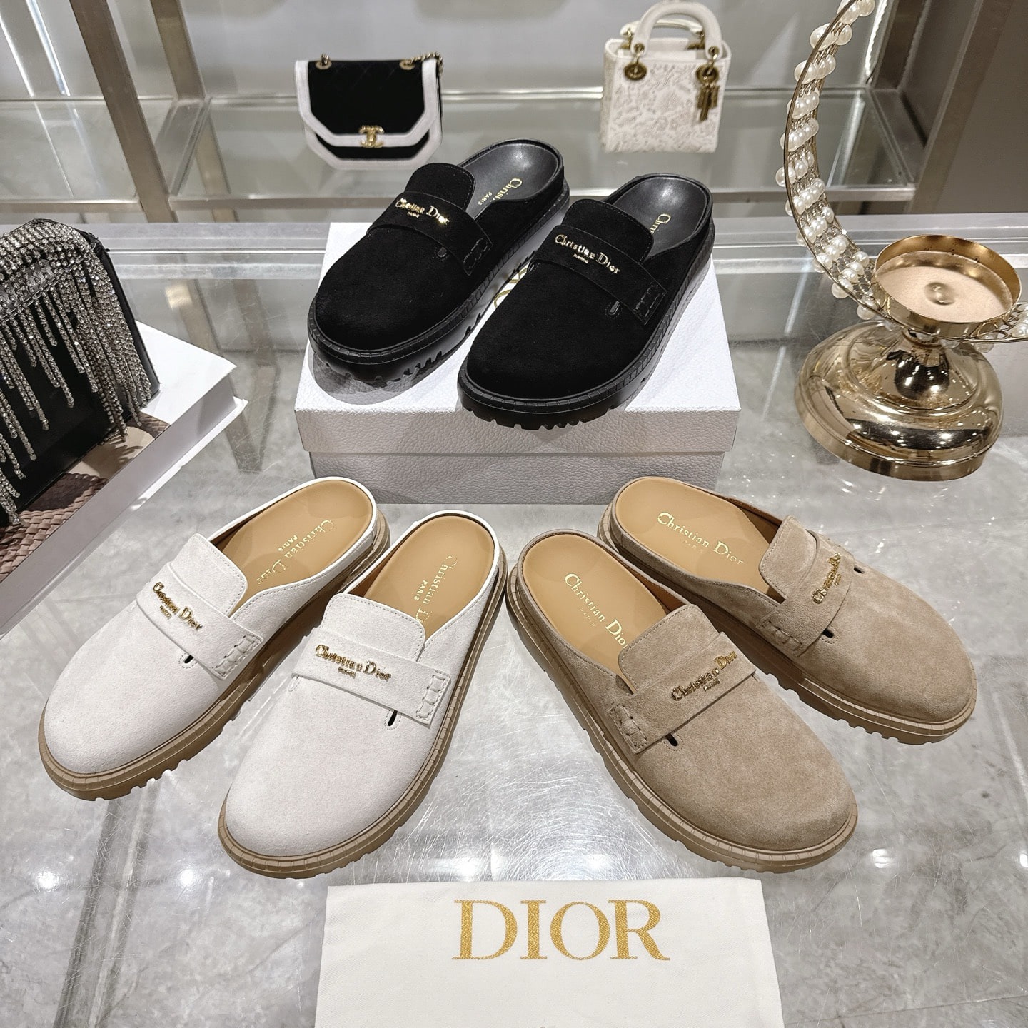 디* 25 신상 세미슬리퍼 보이뮬