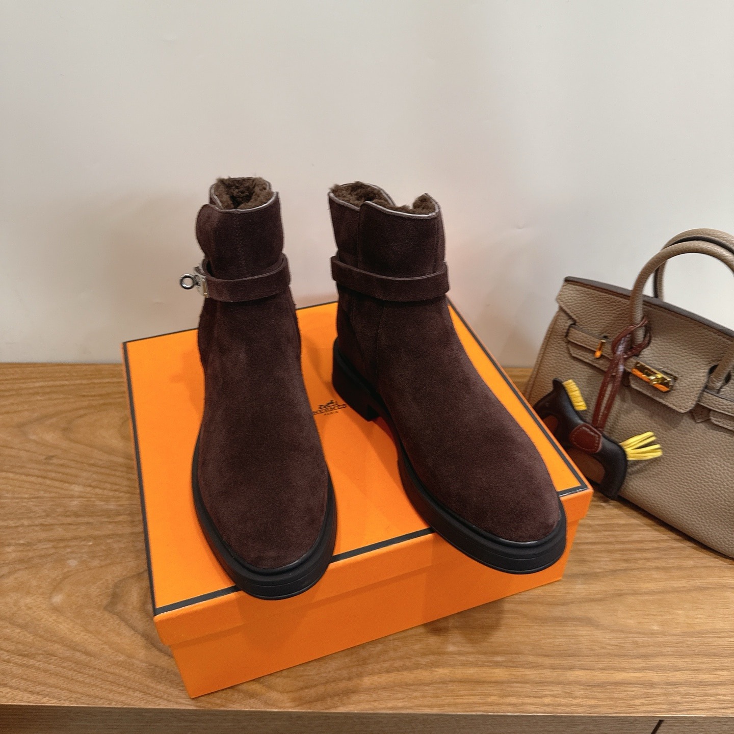 에*메스 Kelly 클래식 앵클부츠