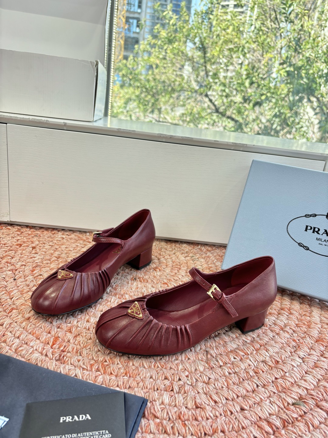 프*다 26WF 신상 통굽 메리제인 단화