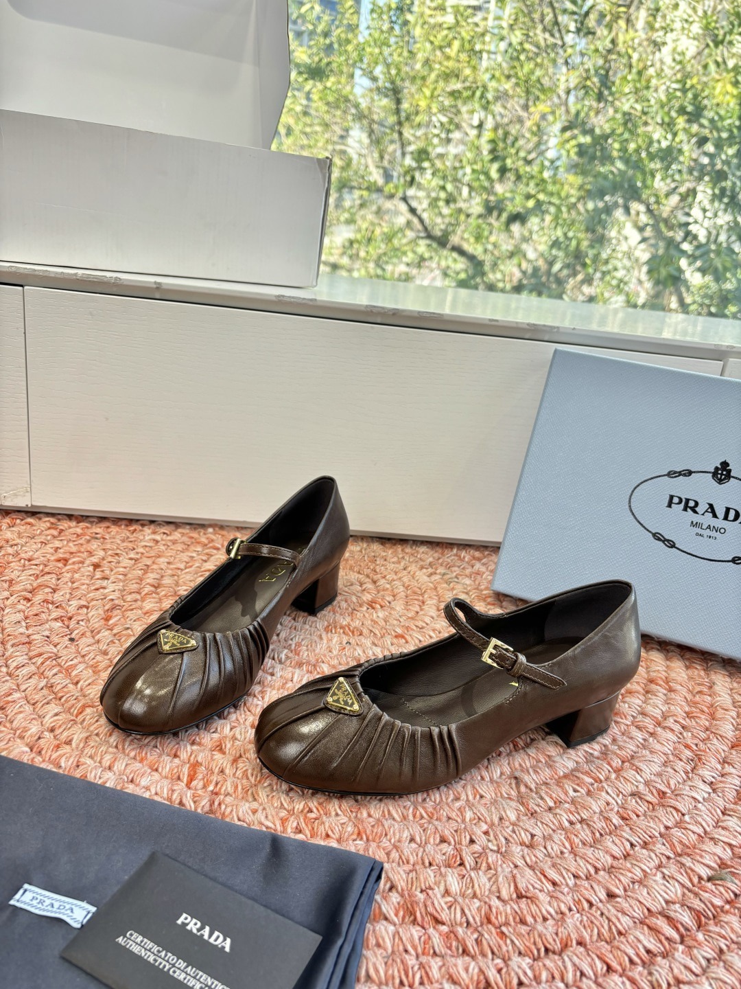 프*다 26WF 신상 통굽 메리제인 단화