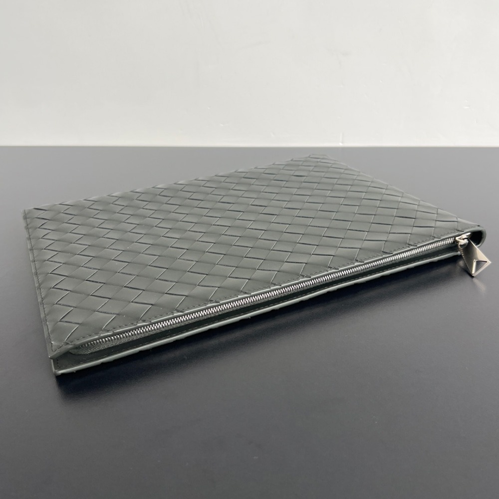 보*가베네타 남성 하프 지퍼 파우치 인트레치아토 607479