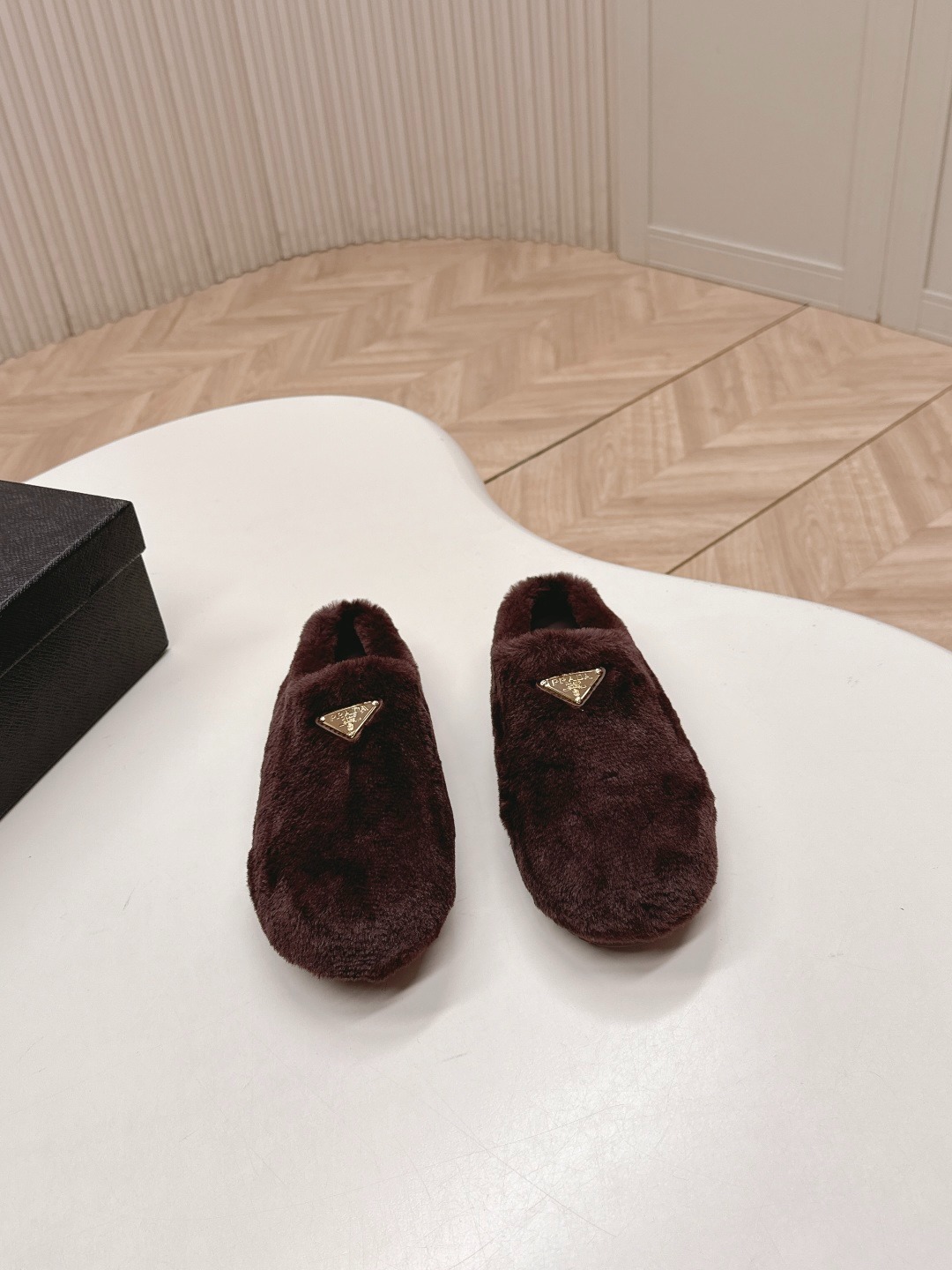 프*다 25 신상 털 세미 슬리퍼