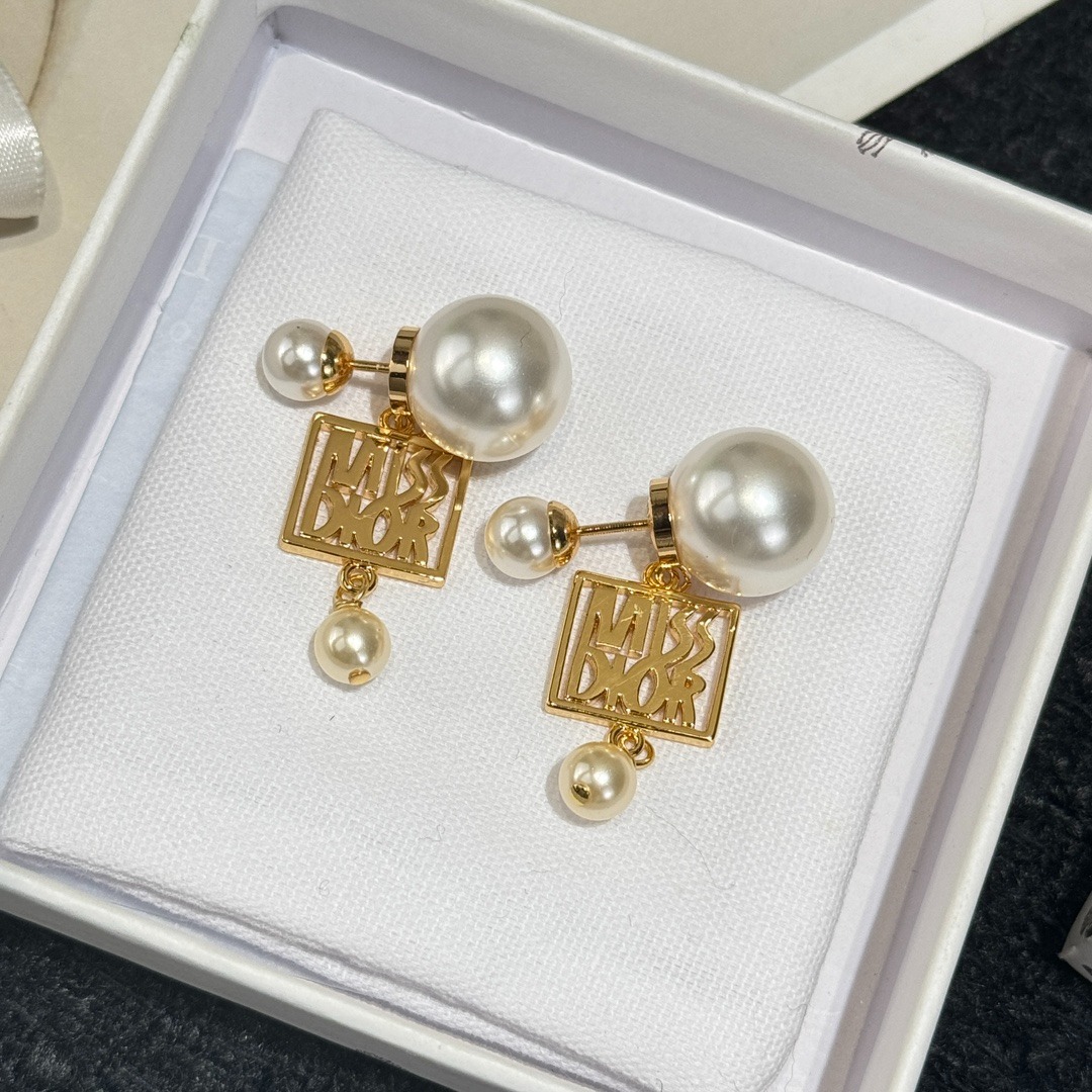 디* 미스 진주 귀걸이