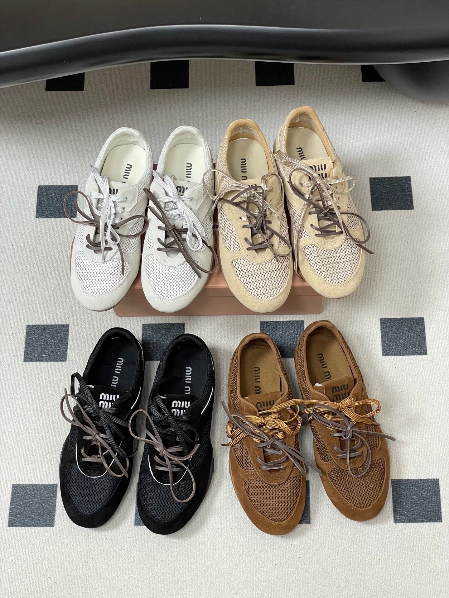 미*미* 26ss 신상 스트랩 메쉬 스니커즈