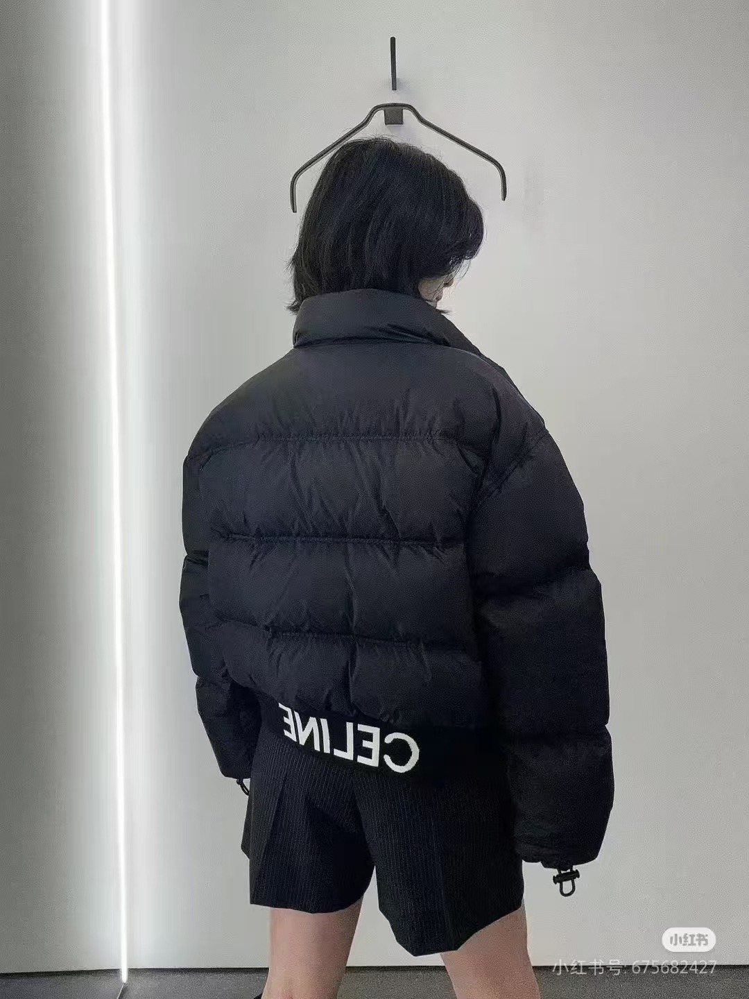 셀*느 신상 블랙 패딩 점퍼