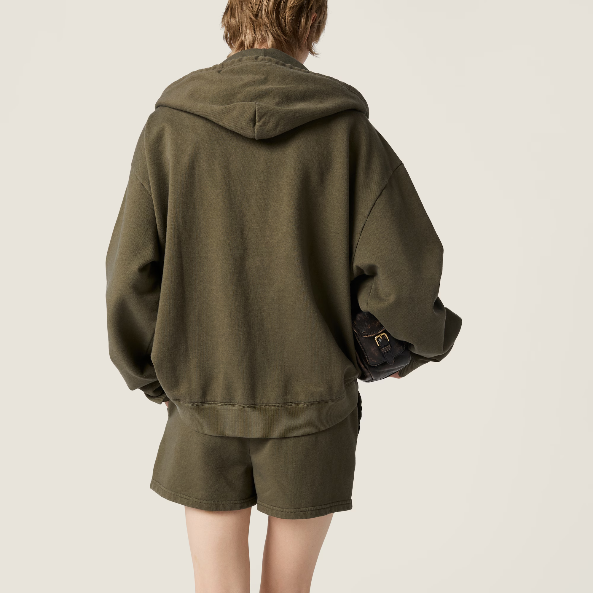 미우미우 후염 후드 자켓