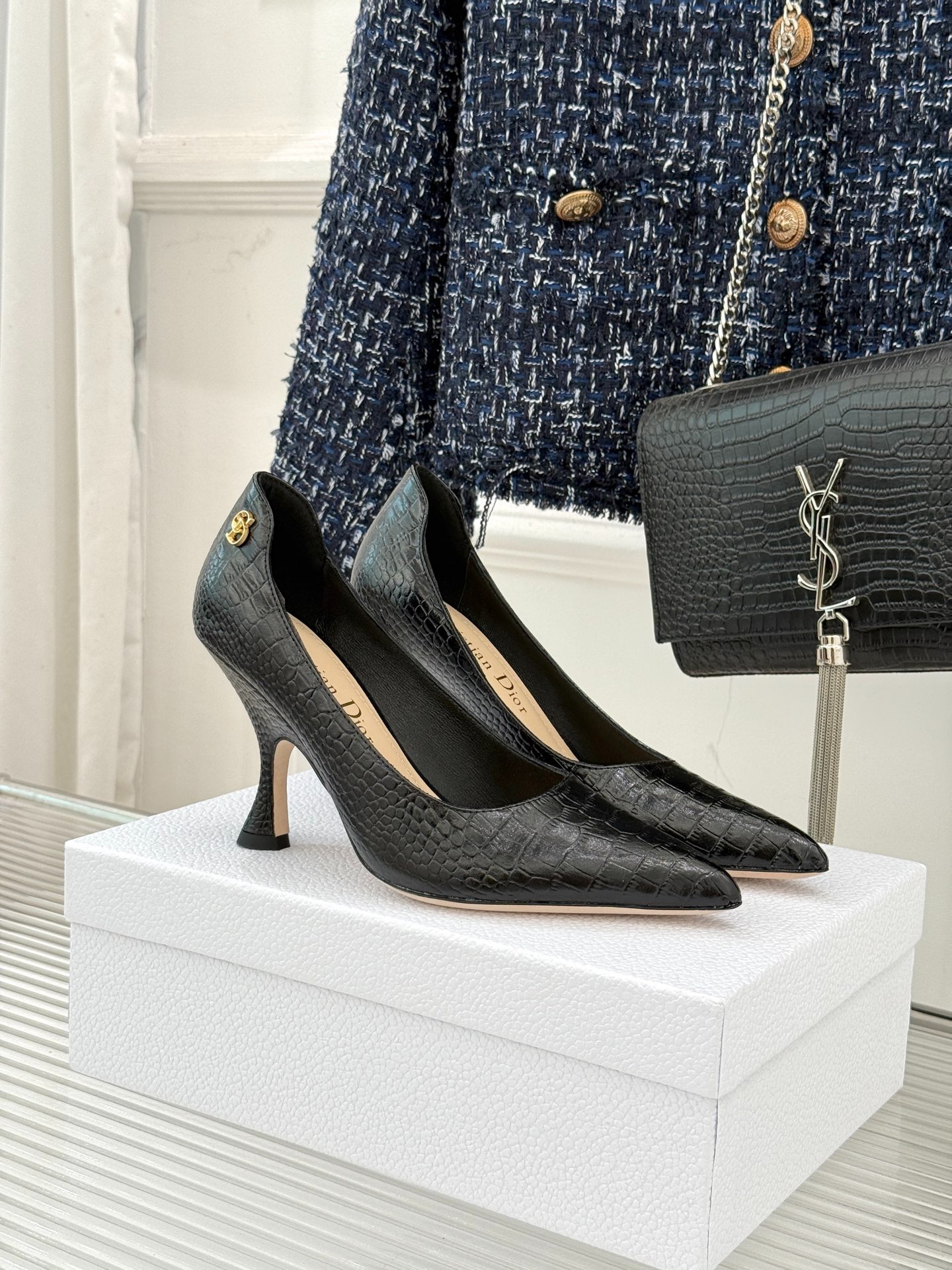 디* 신상 심플 스틸레토 힐