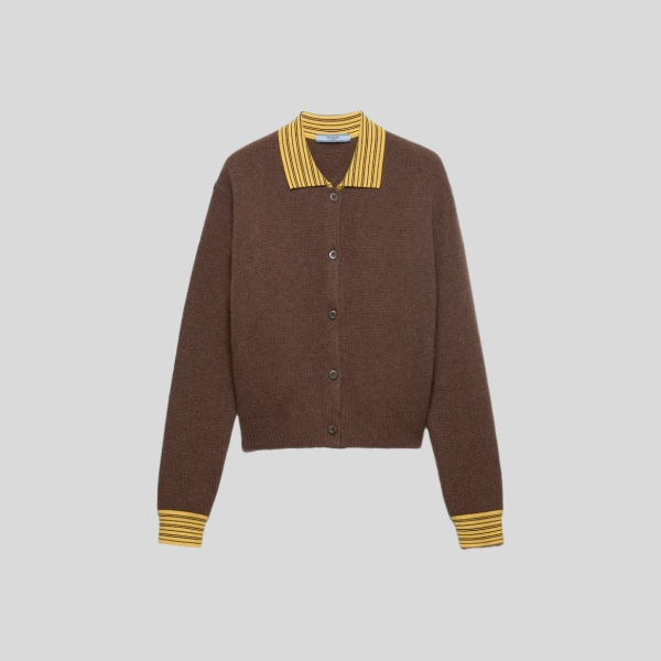 프라다 캐시미어 가디건