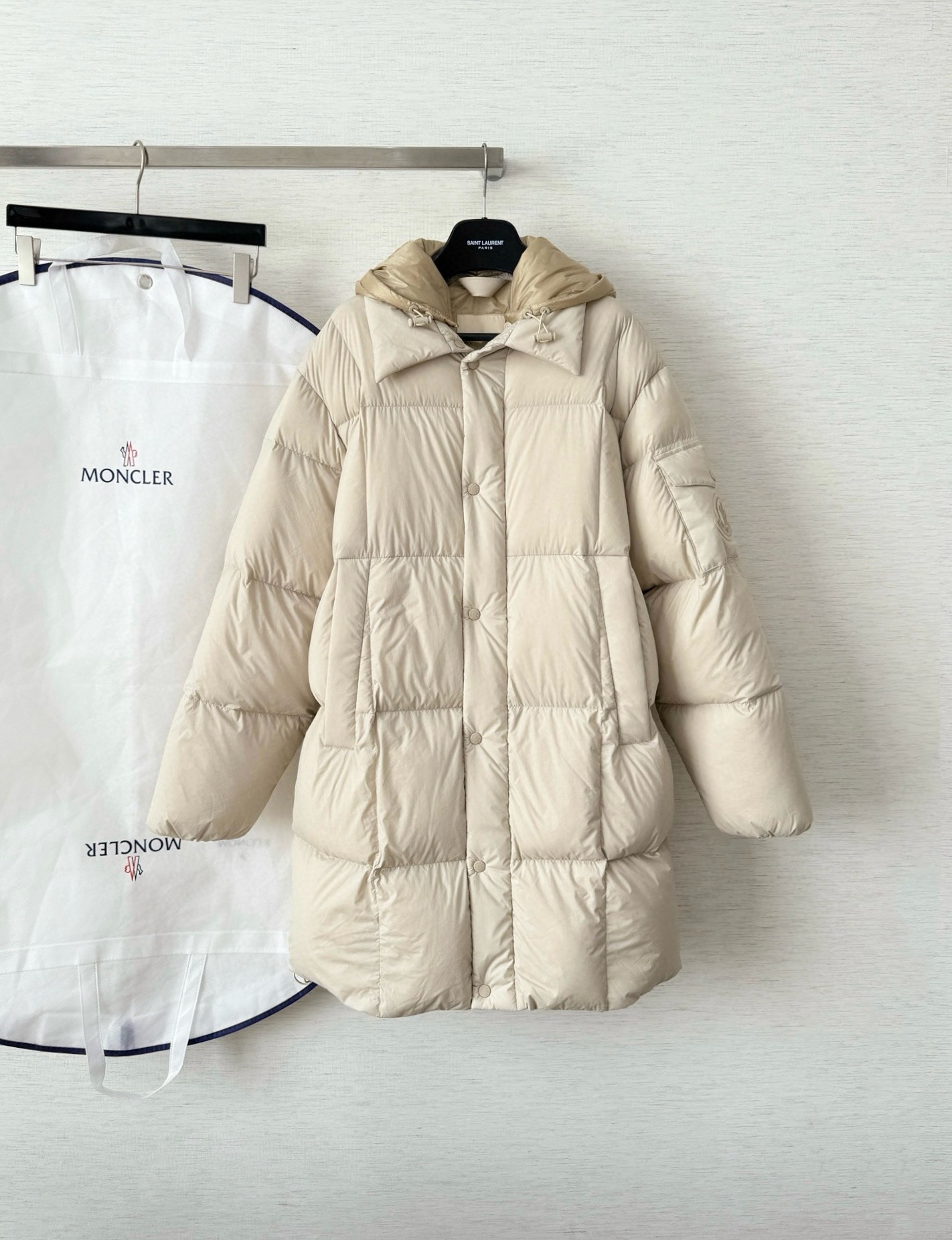 몽*레어 구스 다운 하프 패딩