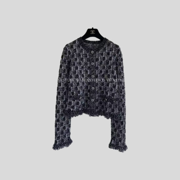 샤넬 스팽글 가디건