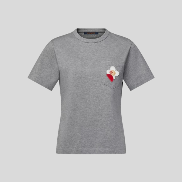 루이비통 비비엔 패치 포켓 티셔츠