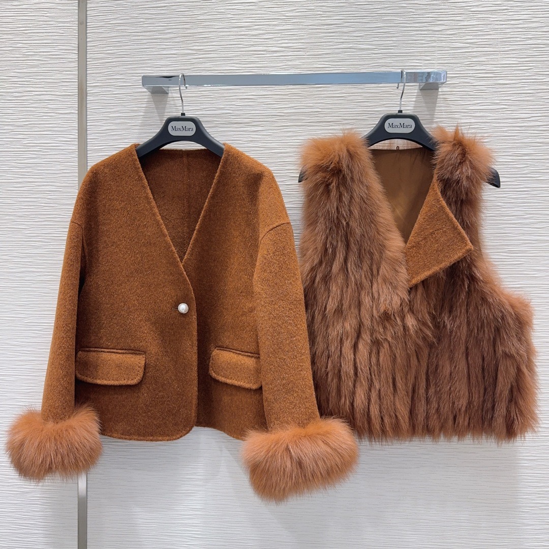 막스마라 리버시블 캐시미어 코트