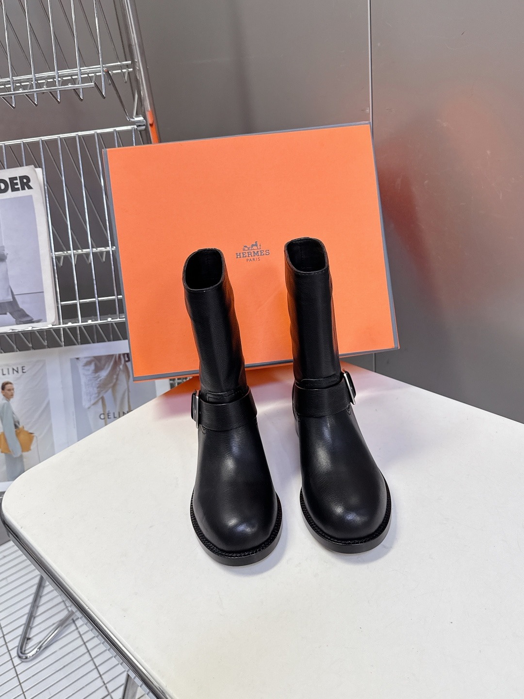 에*메스 신상 앵클부츠