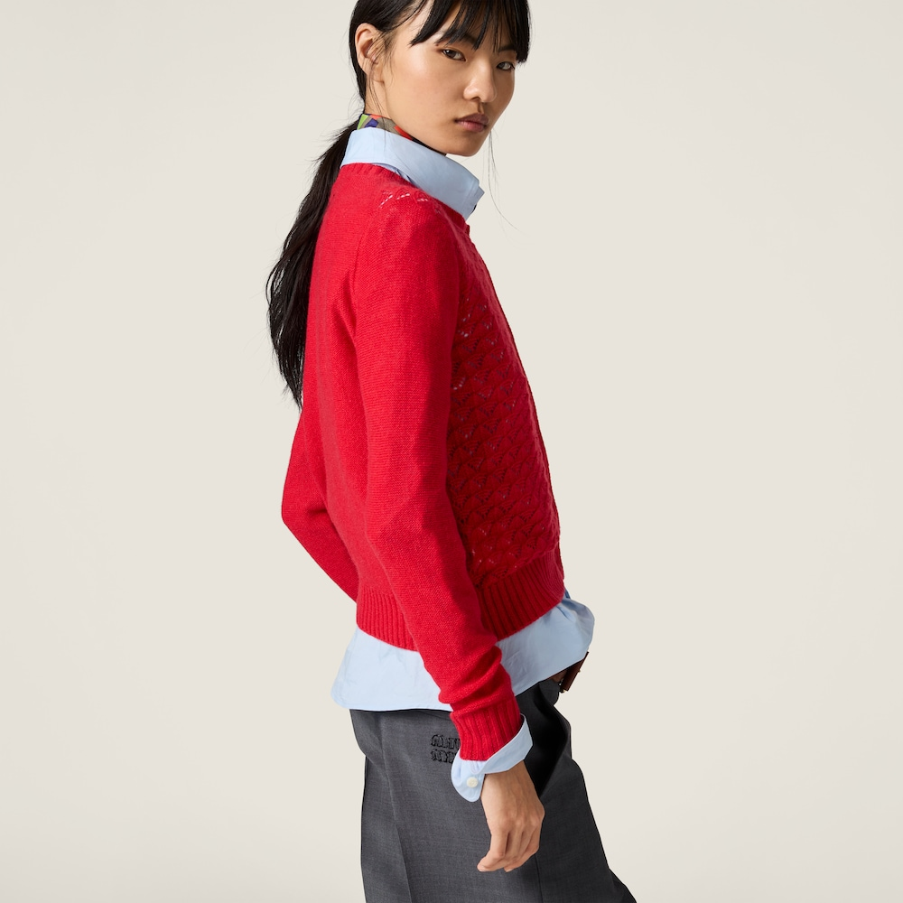 미우미우 캐시미어 가디건