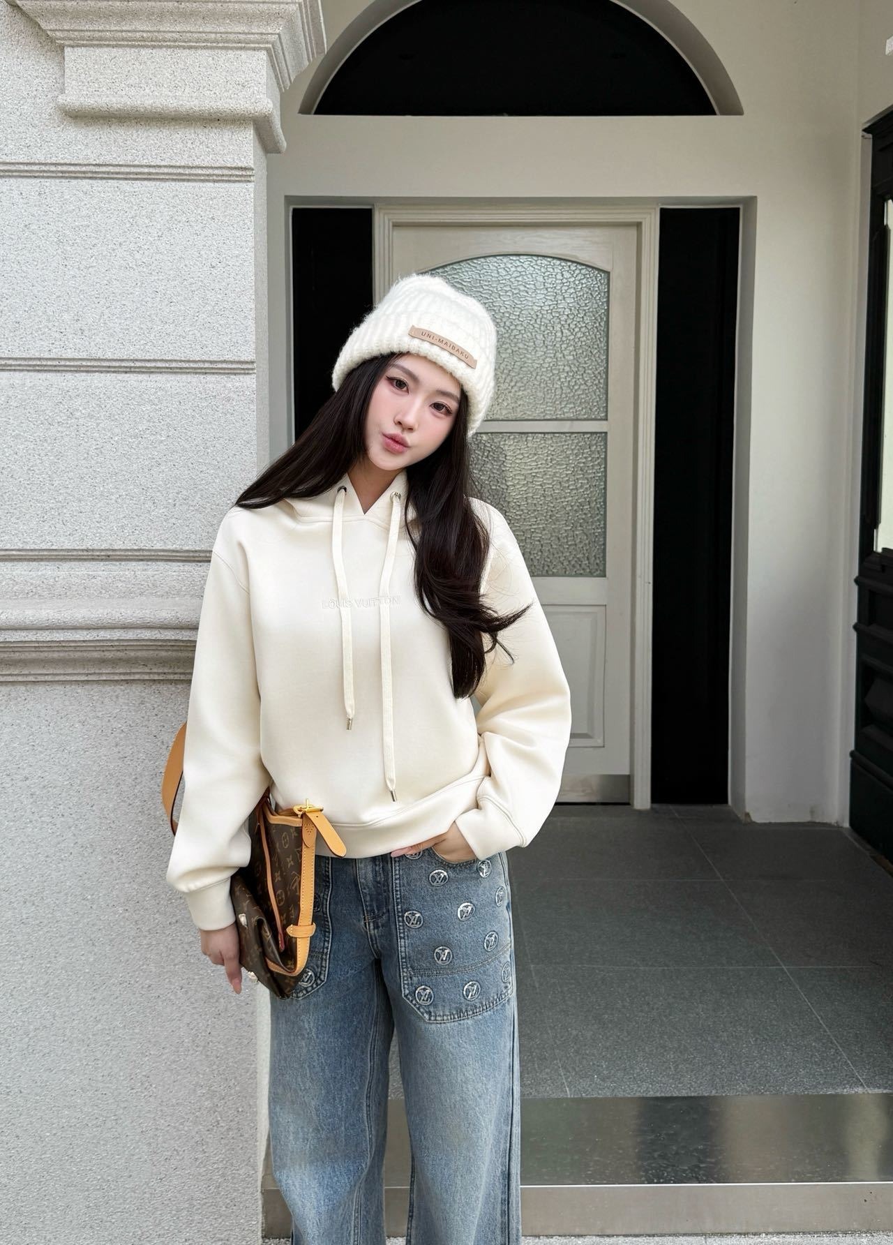 루*비통 25 신상 후드