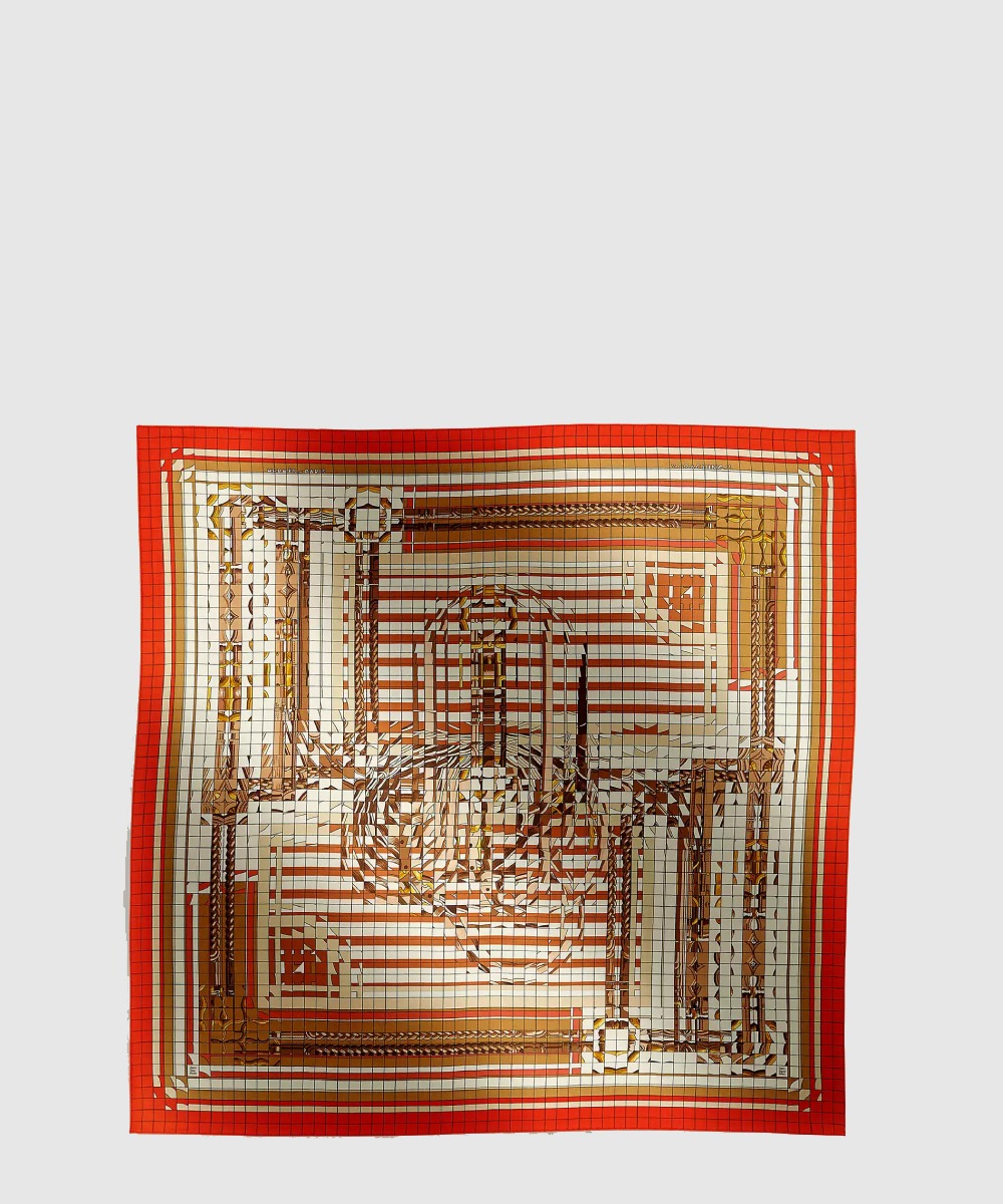 에르메스 Coaching Deja-Vu 숄 140