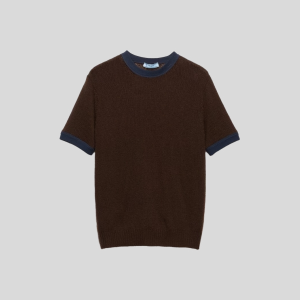 프라다 캐시미어 크루넥 스웨터