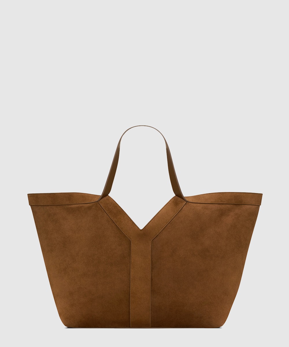 생로랑 스웨이드 소재의 y 토트 817602