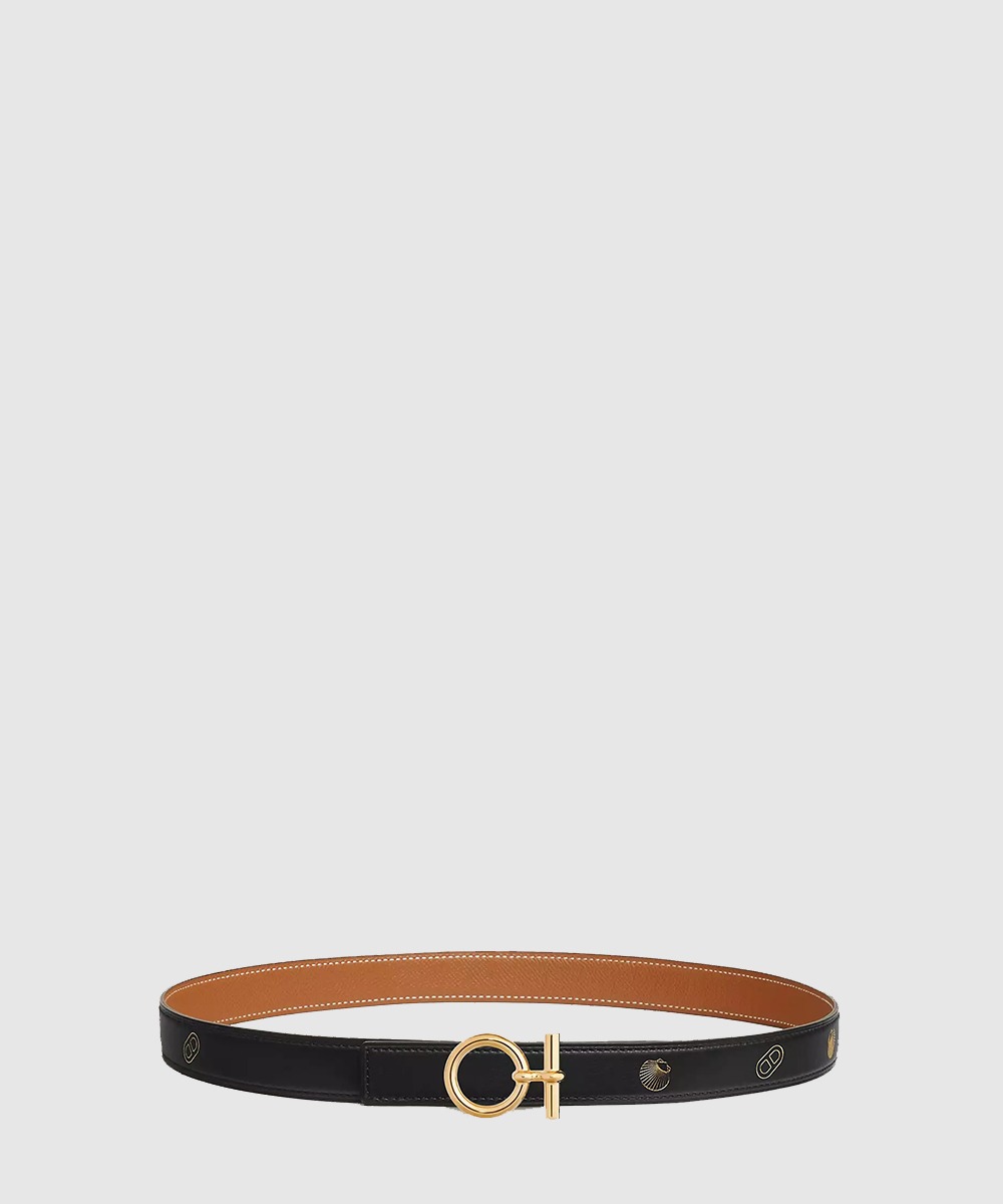 에르메스 Flot 벨트 버클 Hermes sur Mer 리버서블 가죽 스트랩