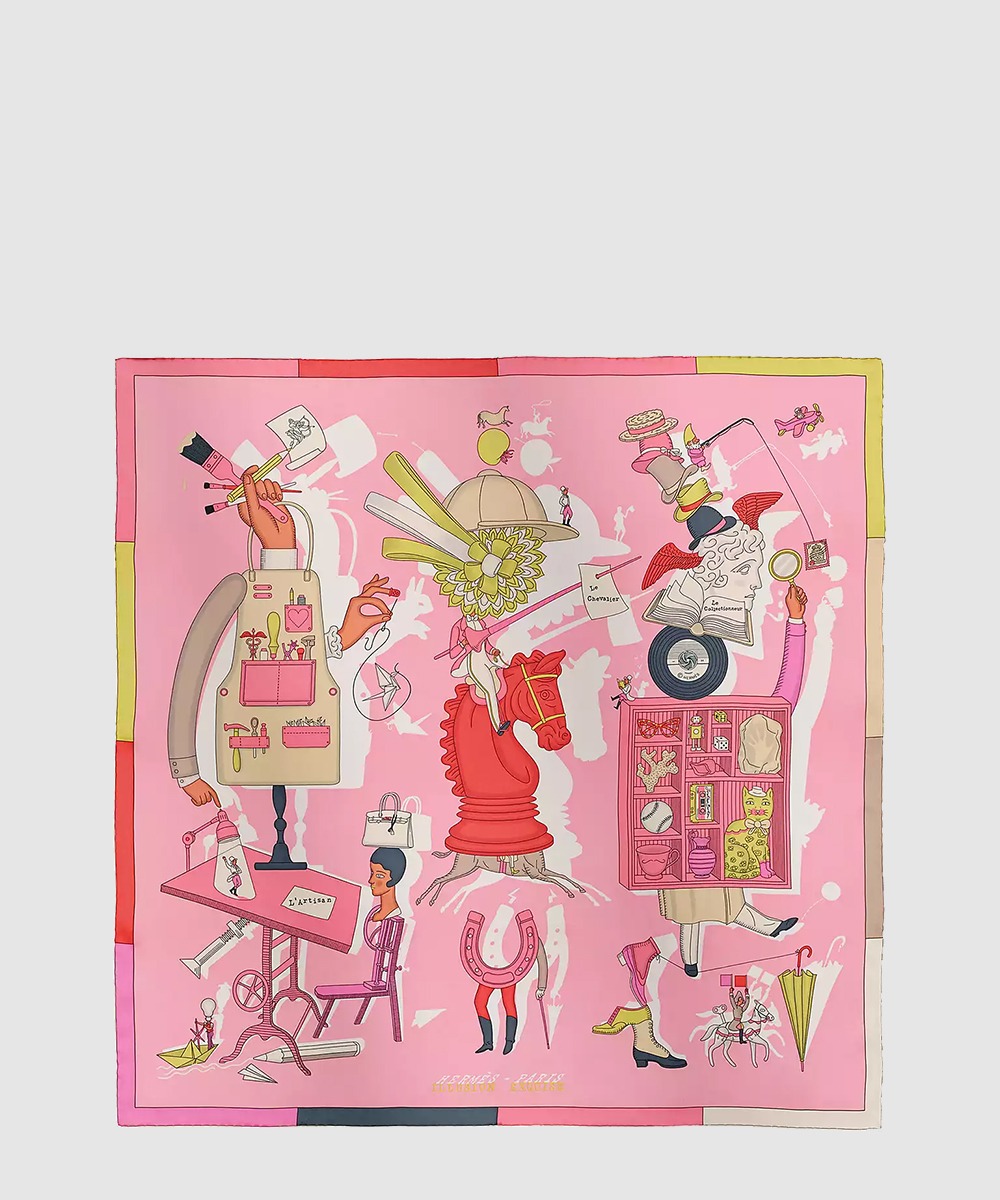 에르메스 Illusion Exquise 숄 140