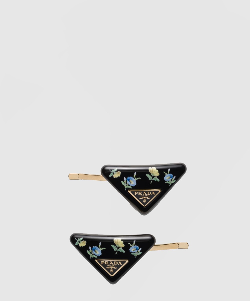 프라다 플렉시글라스 및 메탈 헤어 바렛 1IF198