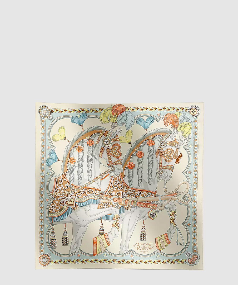 에르메스 Harnais de Coeur 스카프 90