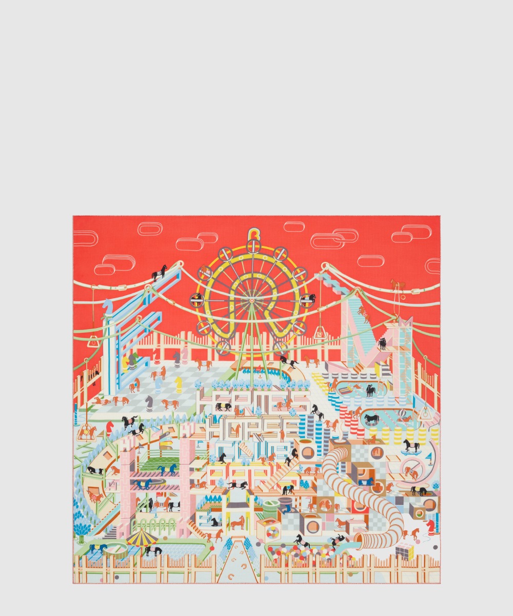 에르메스 Horse Racing Club 숄140