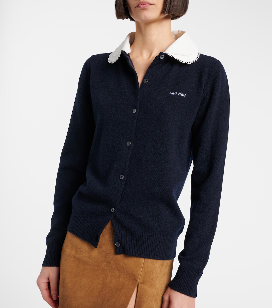 미우미우 캐시미어 가디건