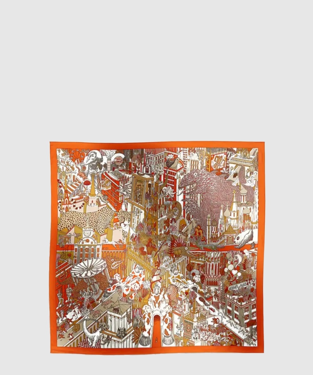 에르메스 Animapolis 숄 140