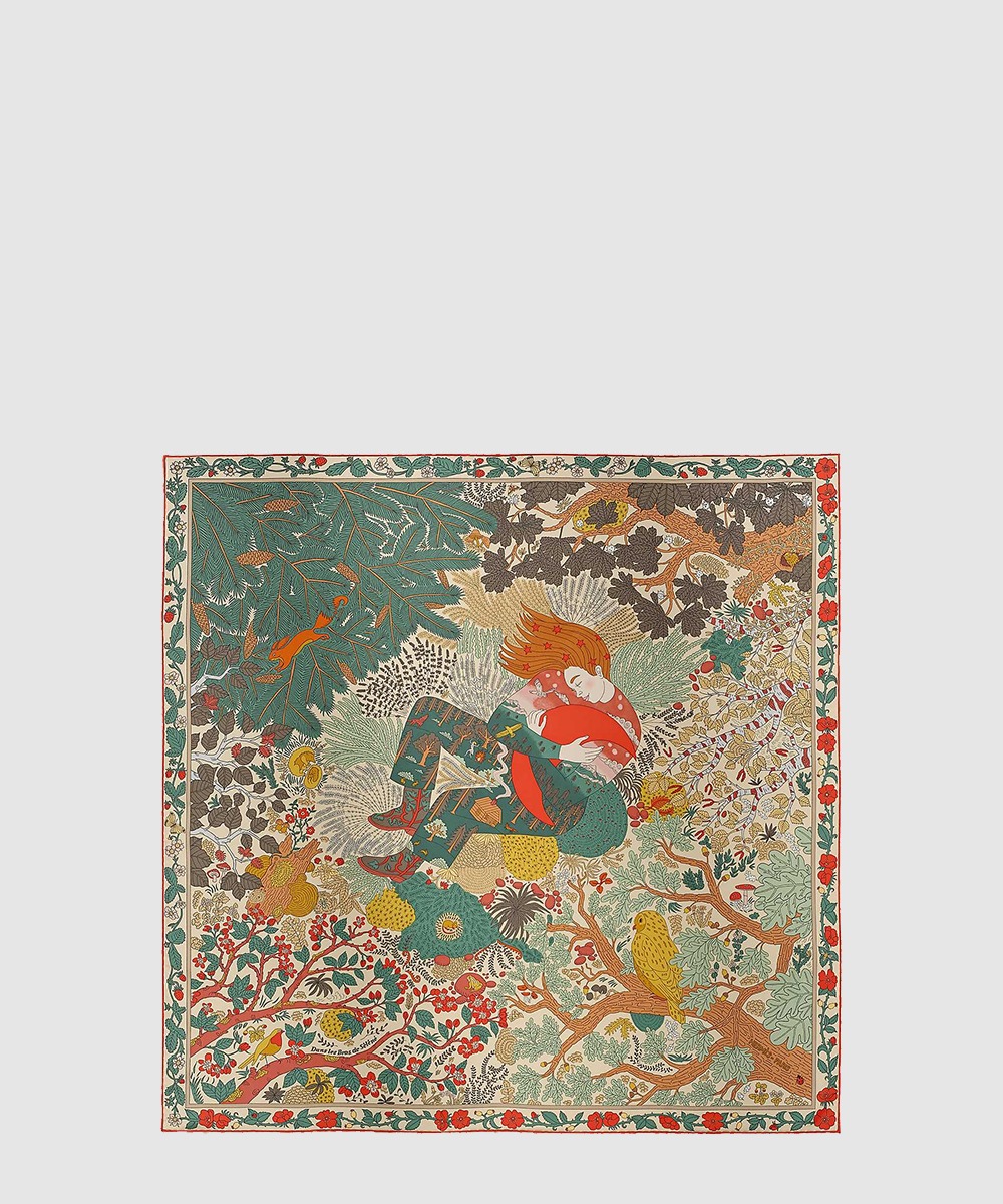 에르메스 Dans les Bras de Selene 스카프 90