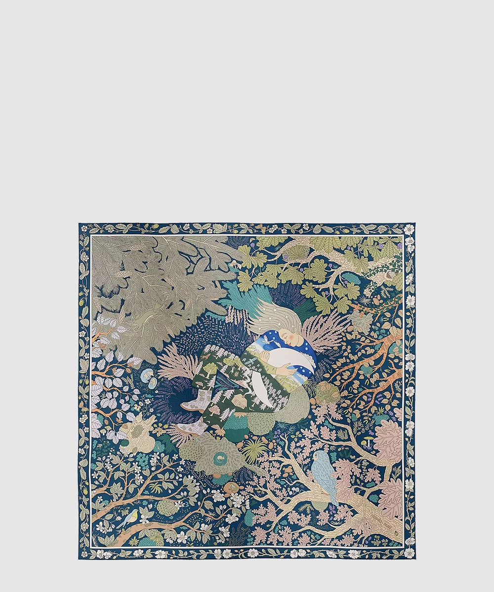 에르메스 Dans les Bras de Selene 스카프 90