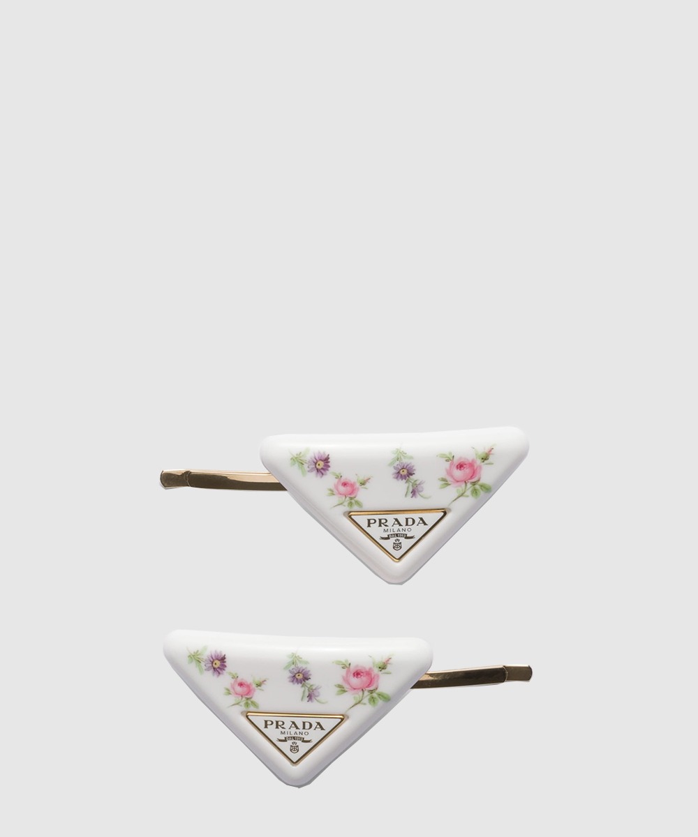 프라다 플렉시글라스 및 메탈 헤어 바렛 1IF198