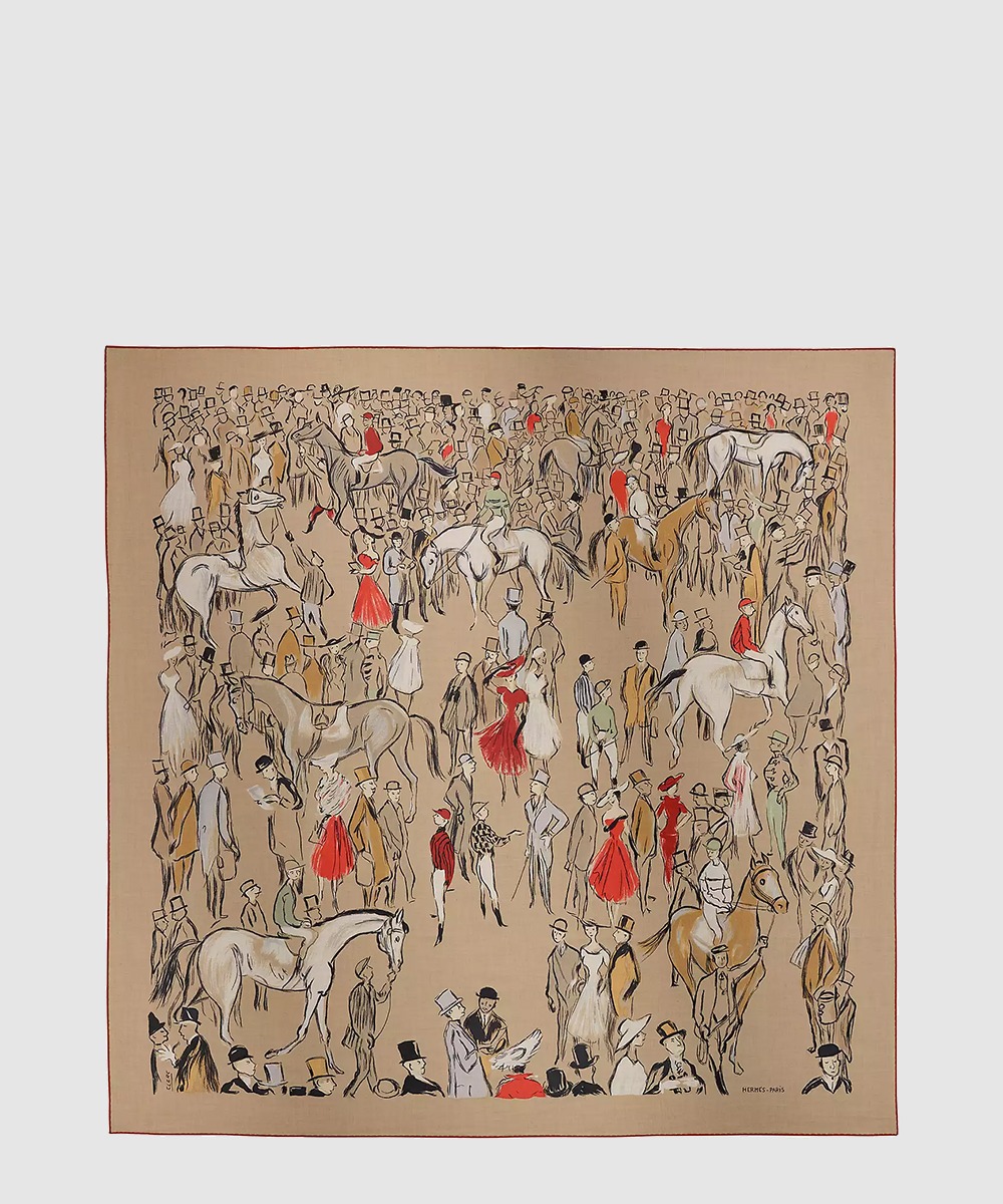 에르메스 Paddock 숄 140